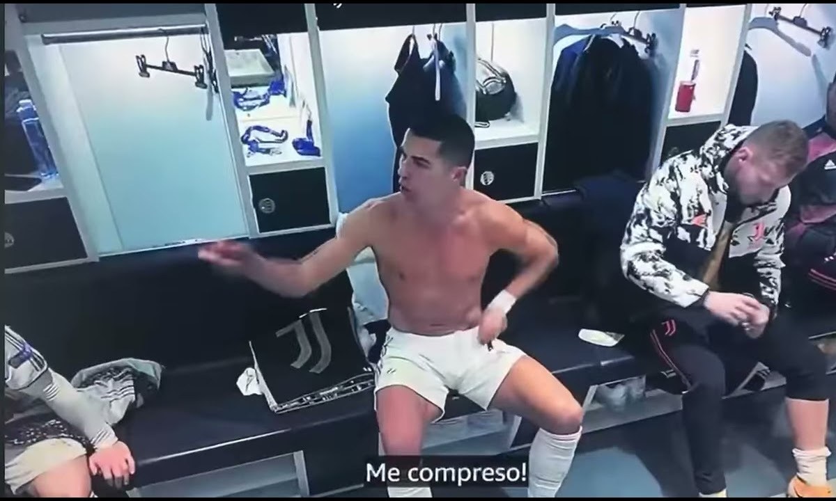 Ένα αποκαλυπτικό βίντεο δείχνει τον Κριστιάνο Ρονάλντο να είναι έξαλλος μετά τον αποκλεισμό στο Champions League.