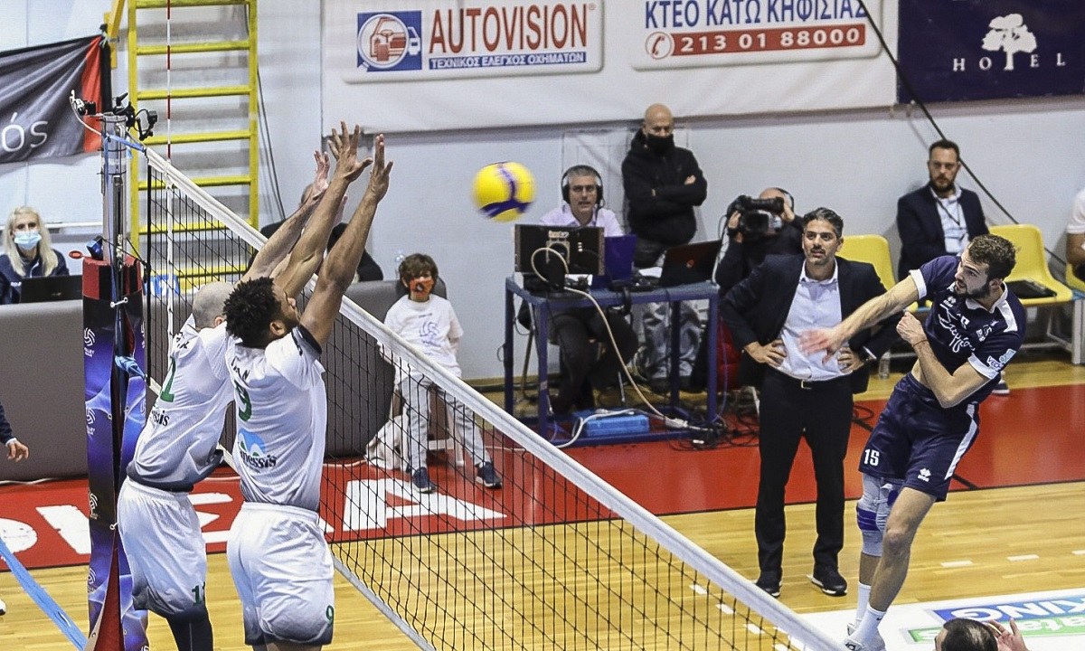 Volley League: Άνοιξε λογαριασμό στις νίκες η Κηφισιά, 3-0 το Μίλωνα (vid)