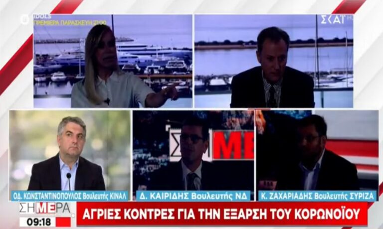 Είπε Μητσοτάκης στον αέρα του ΣΚΑΪ και έσβησαν τα φώτα στο studio! (vid)