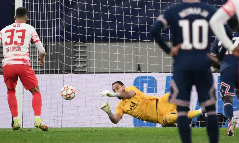 Λειψία – Παρί Σεν Ζερμέν: Ο Ντοναρούμα ύψωσε τείχος στο πέναλτι του Σίλβα