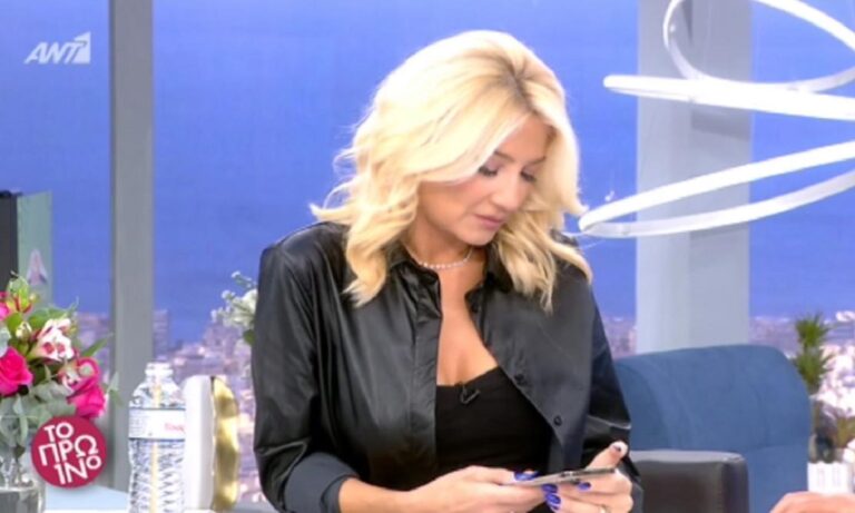 Τάσος Ξιαρχό: Έστειλε μήνυμα στη Σκορδά την ώρα της εκπομπής – Άφωνη η παρουσιάστρια