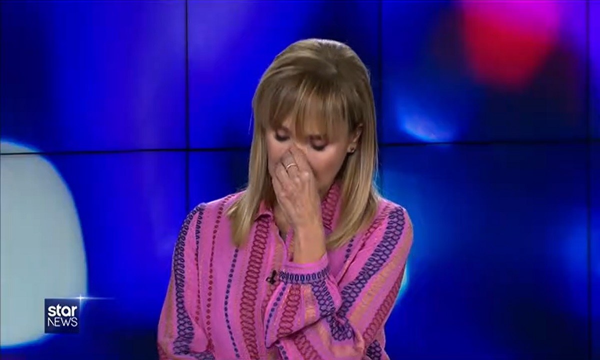 «Λύγισε» η Μάρα Ζαχαρέα στο δελτίο ειδήσεων του Star, το βράδυ της Πέμπτης, μετά την προβολή του σοκαριστικού βίντεο από το Κερατσίνι