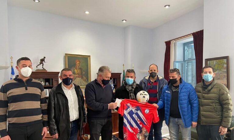 ΕΠΣ Φωκίδας: Επίσκεψη στο γραφείο του Δημάρχου Δελφών