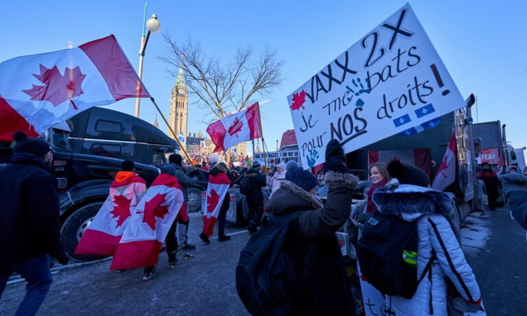Καναδάς: «Εξέγερση» των πολιτών κατά του υποχρεωτικού εμβολιασμού