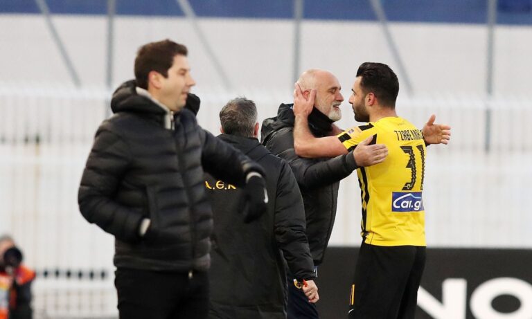 Ατρόμητος – ΑΕΚ: Ο Τζαβέλλας το 0-1, το αφιέρωσε στον «Μήτσι»