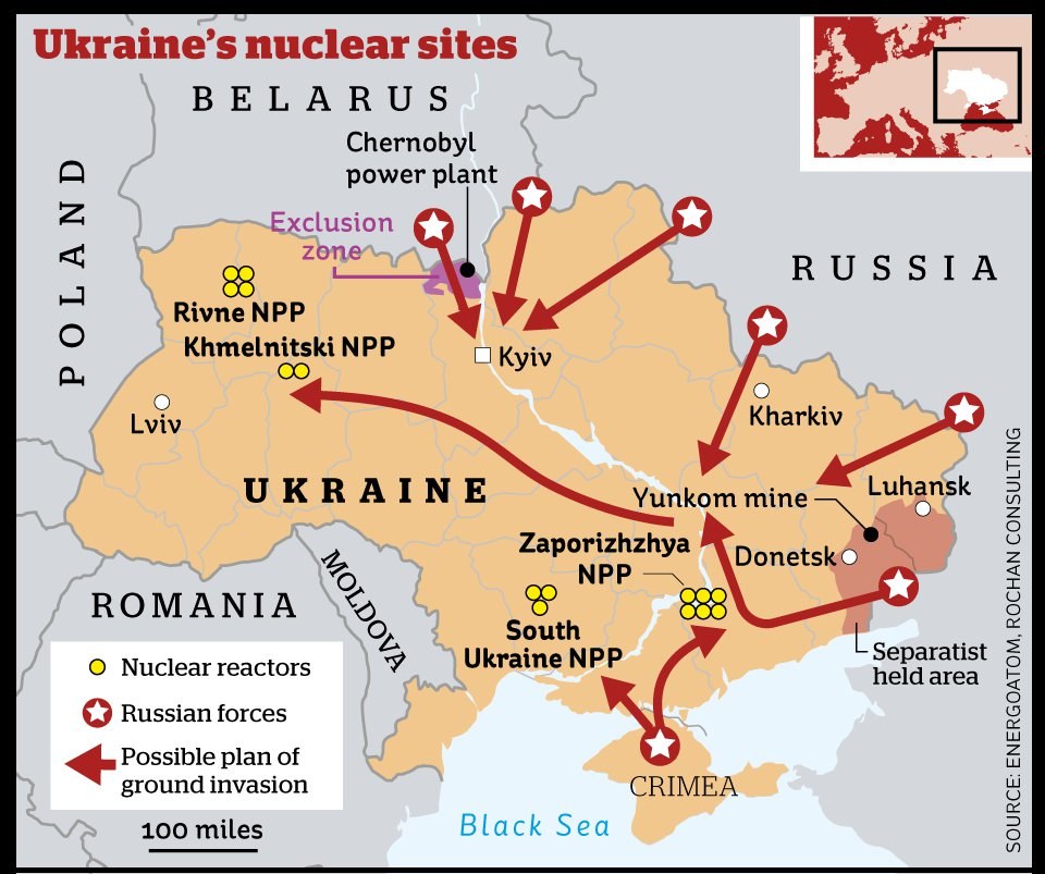 Πόλεμος στην Ουκρανία: Έτσι μπορεί να γίνει πυρηνικό ατύχημα μεγαλύτερο του Τσέρνομπιλ 