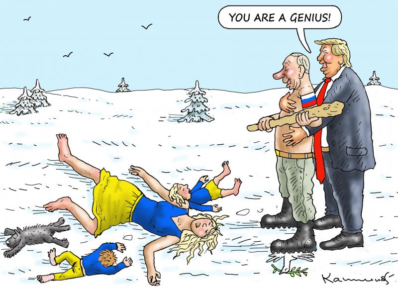 Πόλεμος στην Ουκρανία: Συγκλονιστικά σκίτσα για την εισβολή της Ρωσίας στην Ουκρανία που «αποτυπώνουν» το γεγονός με «αφοπλιστικό» τρόπο.