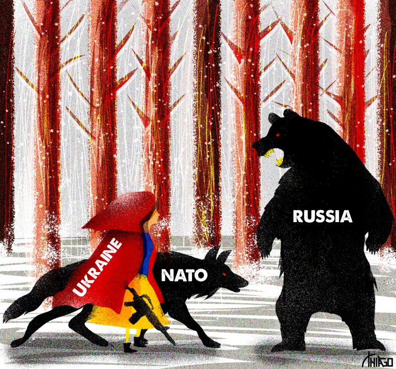 Πόλεμος στην Ουκρανία: Συγκλονιστικά σκίτσα για την εισβολή της Ρωσίας στην Ουκρανία που «αποτυπώνουν» το γεγονός με «αφοπλιστικό» τρόπο.