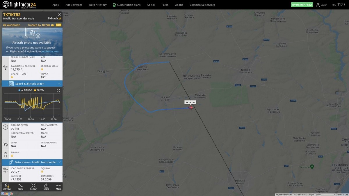 Bayraktar: Αδύνατο να περάσουν τα ρωσικά Krasuha τα τουρκικά drone των Ουκρανούν αφού οι Ρώσοι τους κόβουν την σύνδεση.