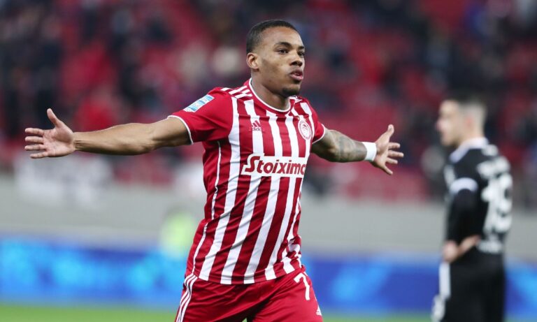 Ολυμπιακός – ΟΦΗ: O Ελ Αραμπί πασάρει, ο Γκάρι Ροντρίγκες σκοράρει (1-0)