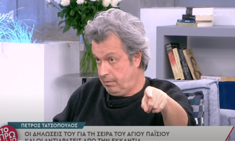 Ο εκφωνητής της ανθελληνικής προπαγάνδας για το 1821 Πέτρος Τατσόπουλος, που κατέκλυσε με ιστορικά παραμύθια τους τηλεθεατές, τώρα... ενοχλείται από τον βίο του Αγίου Παϊσίου.