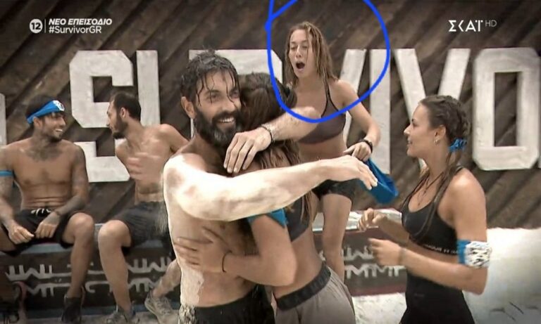 Survivor: «Φιλιούνται, αγκαλιάζονται» – Το Twitter έλαμψε με την αγκαλιά Μαρτίκα-Ασημίνας