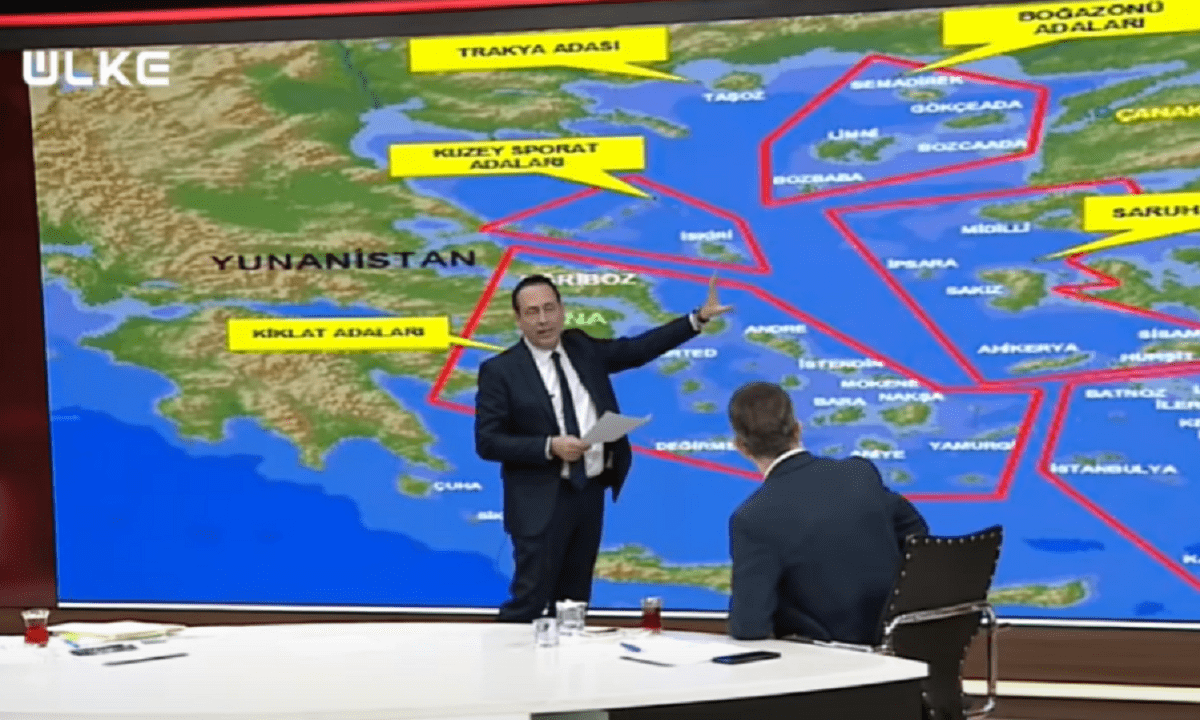Οι Τούρκοι άλλαξαν τις ονομασίες στα νησιά του Αιγαίου στο χάρτη