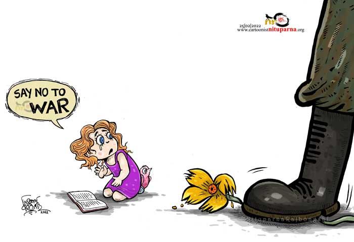 Πόλεμος στην Ουκρανία: Σκίτσα που κόβουν την ανάσα