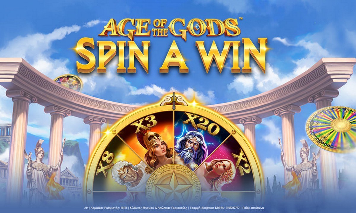 Age of Gods Spin A Win: Το βουνό των… θεών στο live casino της Novibet!