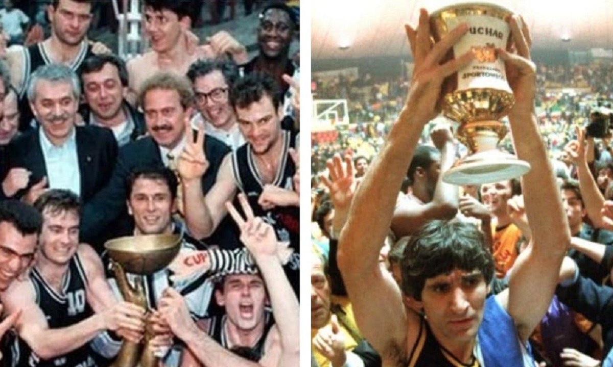 Σαν σήμερα, στις 16 Μαρτίου του 1993 και 1994, το ελληνικό μπάσκετ πανηγύρισε δύο από τις ευρωπαϊκές κούπες του, με τον Άρη και τον ΠΑΟΚ.