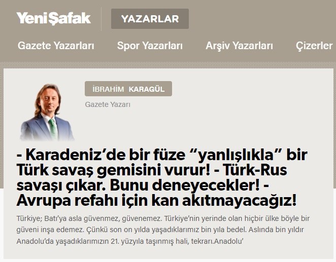 Έρχεται πόλεμος Ρωσίας - Τουρκία - Το αποκαλύπτουν οι Τούρκοι 