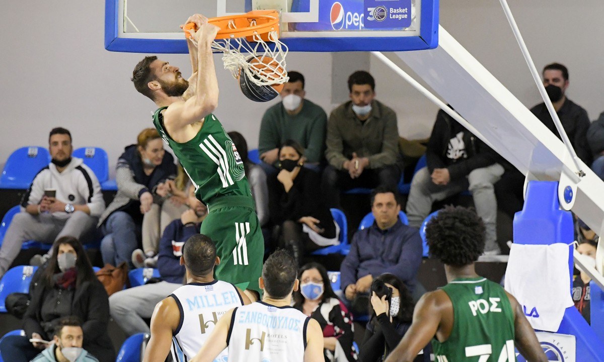 Κολοσσός – Παναθηναϊκός 64-88: Τα «χρειάστηκε», αλλά το γύρισε με Νέντοβιτς και σερί 32-0!
