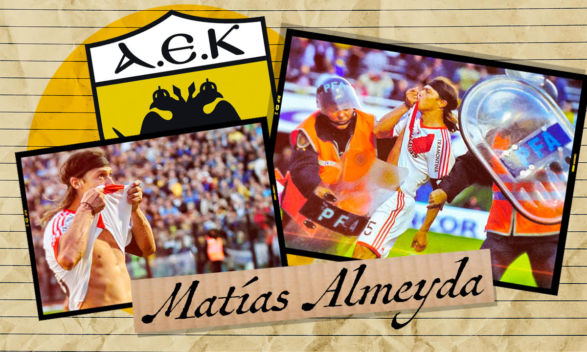 Ματίας Αλμέιδα: Η ΑΕΚ παίρνει και πρέπει να στηρίξει το ρίσκο με τον άνθρωπο που έκανε πέρα την Αστυνομία για να φιλήσει το σήμα της Ρίβερ μέσα στο Μπομπονέρα