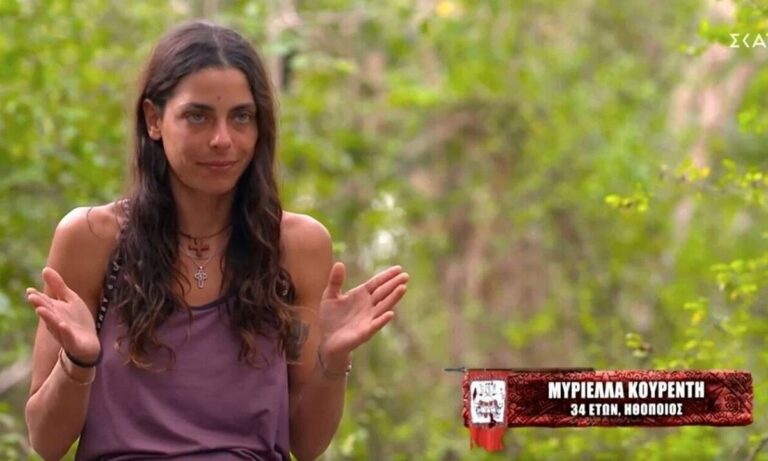 Survivor – Μυριέλλα Κουρεντή: Ζήλευα όταν αποχωρούσε ένας παίκτης