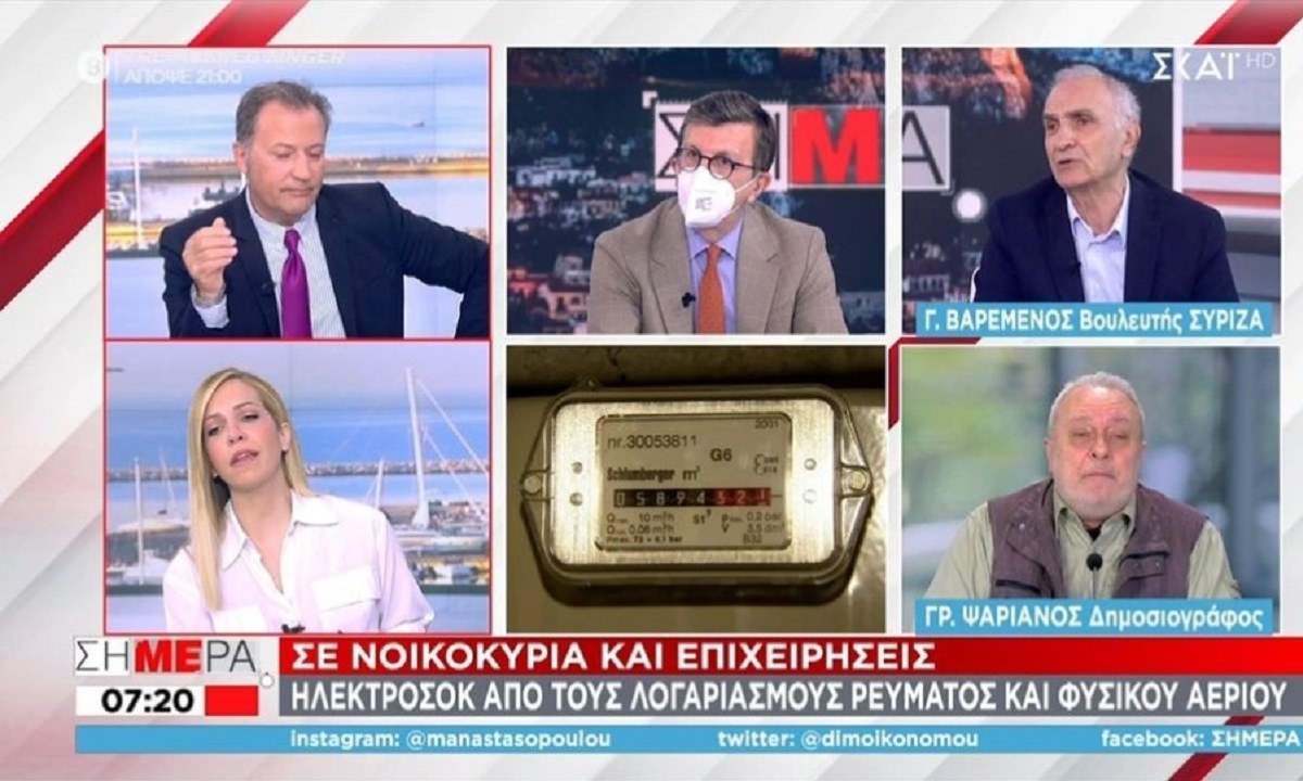 «Βγήκαν» τα μαχαίρια στον αέρα εκπομπής - Ένταση ανάμεσα σε Ψαριανό και Βαρεμένο για τα «πουτινόσκυλα». Δείτε το βίντεο.