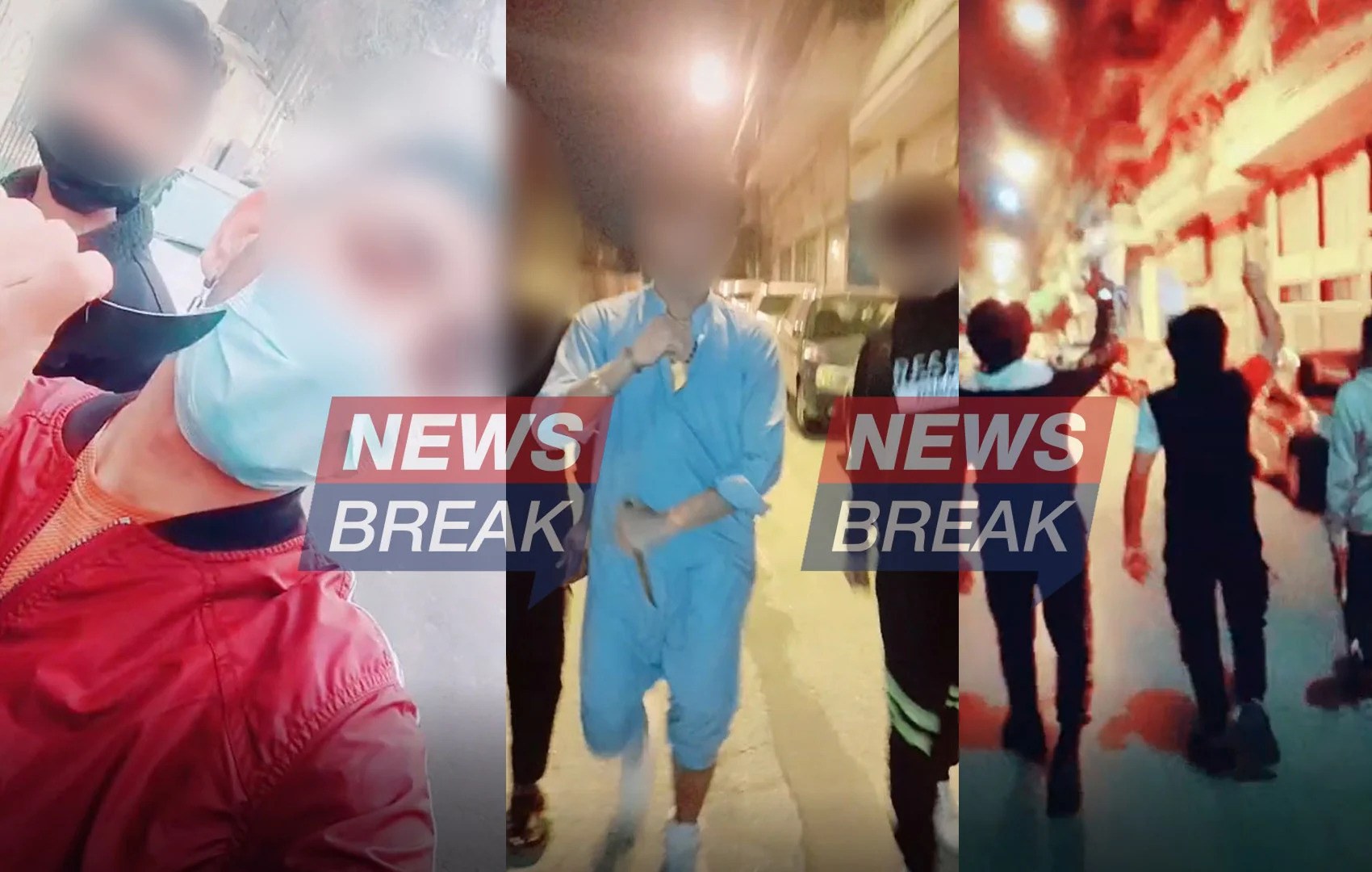 Συμμορία πακιστανών επιδεικνύει όπλα στο κέντρο της Αθήνας.