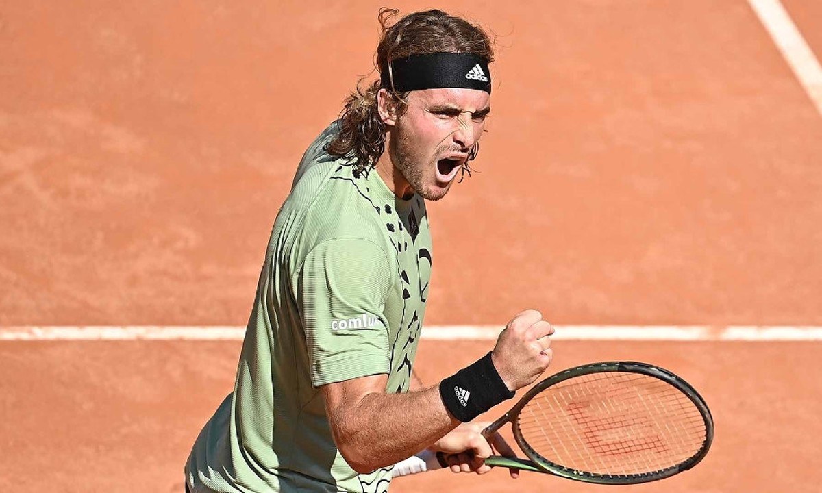 Τσιτσιπάς: Όταν αγρίεψε, «καθάρισε» και τον Κατσάνοφ για τους «8» του Οπεν της Ρώμης