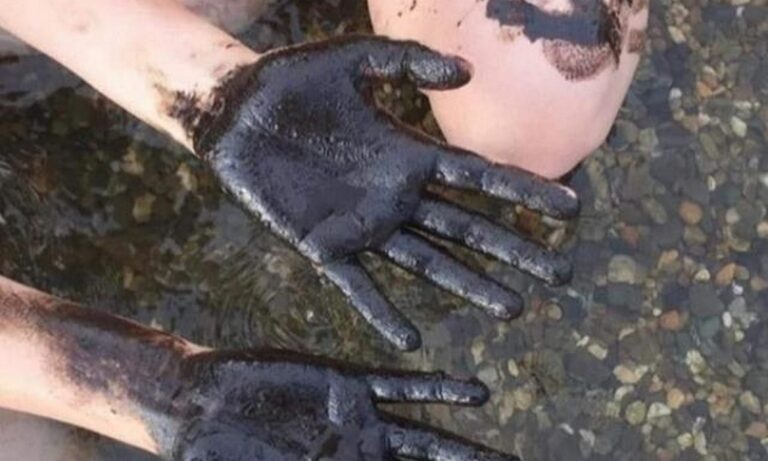 Τρομακτική εικόνα στην Τουρκία – Μπαίνουν στη θάλασσα και βγαίνουν με μαύρες κηλίδες στο σώμα τους