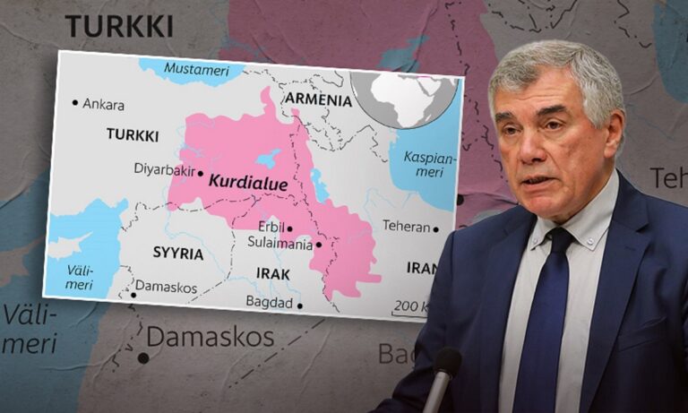 Toυρκία: Φινλανδικά Μέσα δημοσίευσαν τον χάρτη του Κουρδιστάν