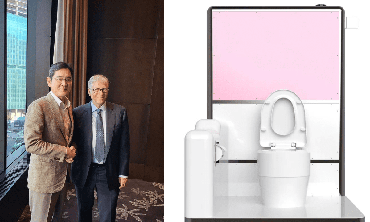 Samsung και Μπιλ Γκέιτς σε μια συμμαχία κολοσσών για μια ασφαλής και πρωτότυπη τουαλέτα, που έχει σχεδιαστεί για οικιακή χρήση.