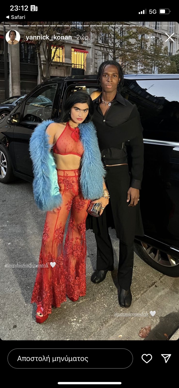 Στο Παρίσι για φωτογράφηση του μεγάλου Γάλλου, σχεδιαστή μόδας Ζαν Πολ Γκοτιέ βρίσκεται η κριτής του GNTM, Σοφία Χατζηπαντελή.