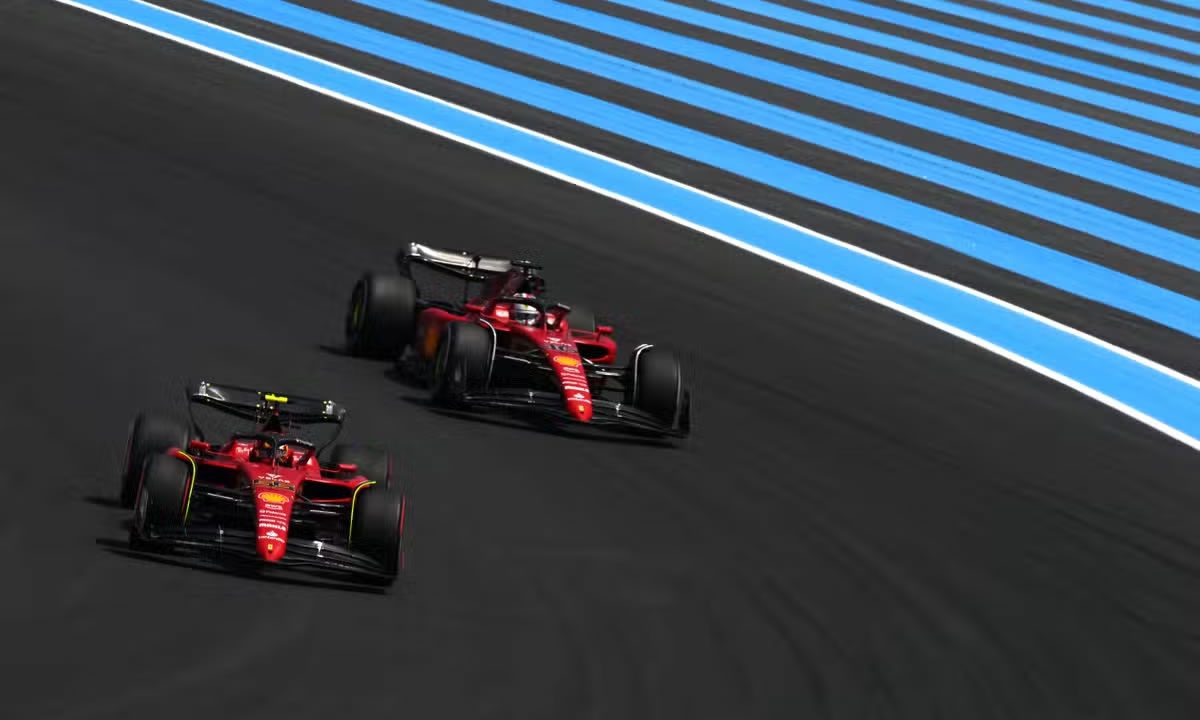 Ferrari pilots - Leclerc. Sainz