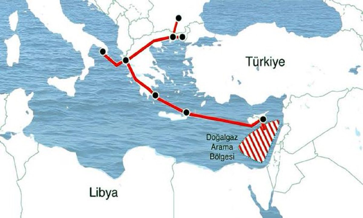 Τουρκία: Σαν... βόμβα έσκασε στην χώρα, η ενεργοποίηση του σχεδίου του East Med, o oποίος αγωγός φυσικού αερίου θα είναι έτοιμος το 2025.
