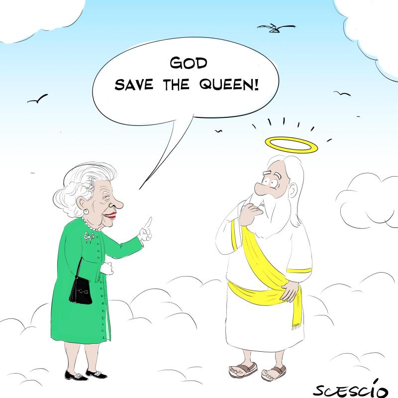 12 σκίτσα για την ζωή και το θάνατο της Βασίλισσας Ελισάβετ που «αγαπάμε να μισούμε»