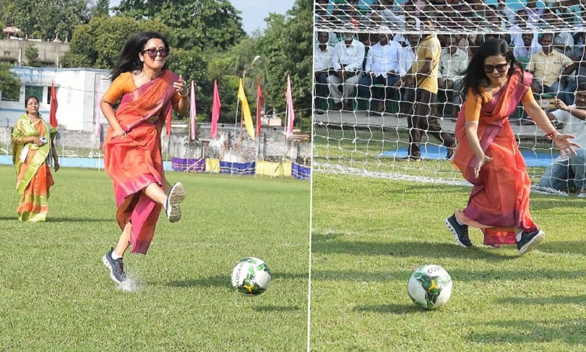 Viral: Βουλευτής παίζει ποδόσφαιρο φορώντας σάρι! (pics)