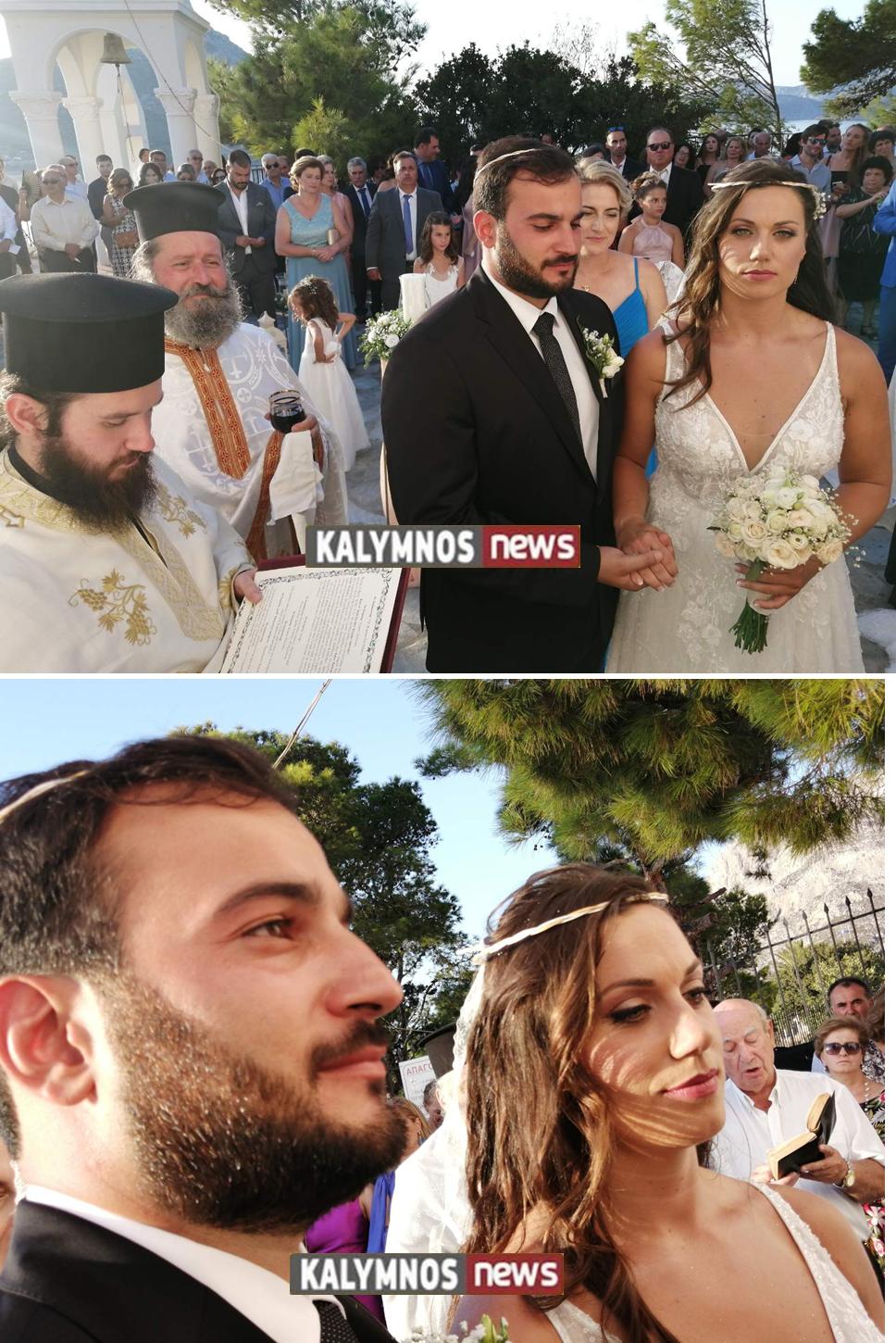 Κάλυμνος: Γάμος με «άρωμα δισκοβολίας» για τον Γιώργο Χαραμαντά και την Κρίστυ Αναγνωστοπούλου, στην καλύτερη βολή της ζωής τους!
