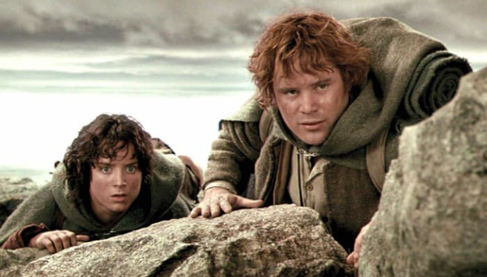 #7 The Lord of the Rings: The Two Towers (2002) — Sean Astin και Elijah Wood