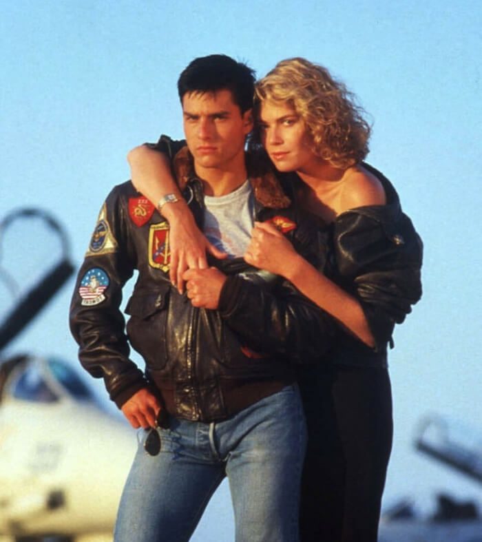 4 Top Gun (1986) — Kelly McGillis και Tom Cruise