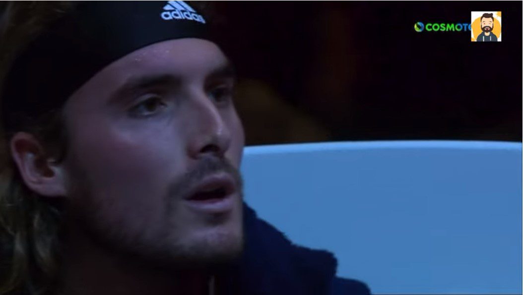 Viral βίντεο έγινε ο Στέφανος Τσιτσιπάς για μια αντίδρασή του που... ξέφυγε σε αγώνα τένις στο τουρνουά της Βιέννης, κόντρα στον Νόβακ.