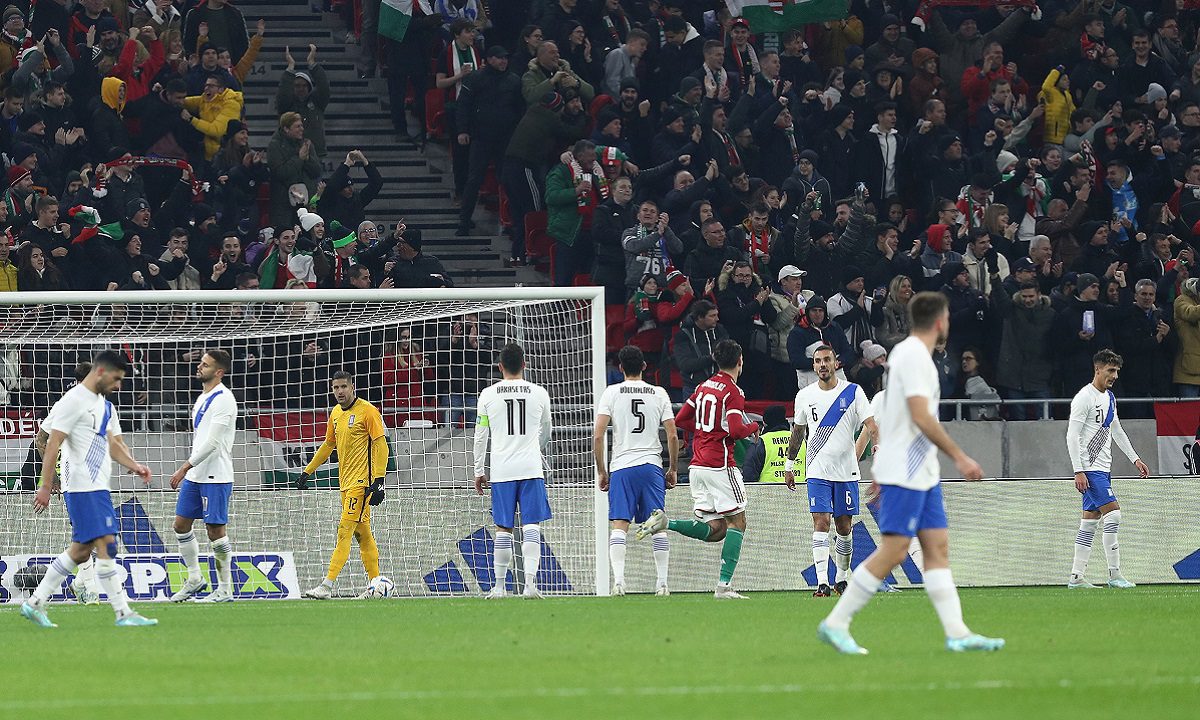 Ουγγαρία – Ελλάδα 2-1: Νέα προβληματική εμφάνιση και ήττα στο φινάλε με «δώρο» Πασχαλάκη