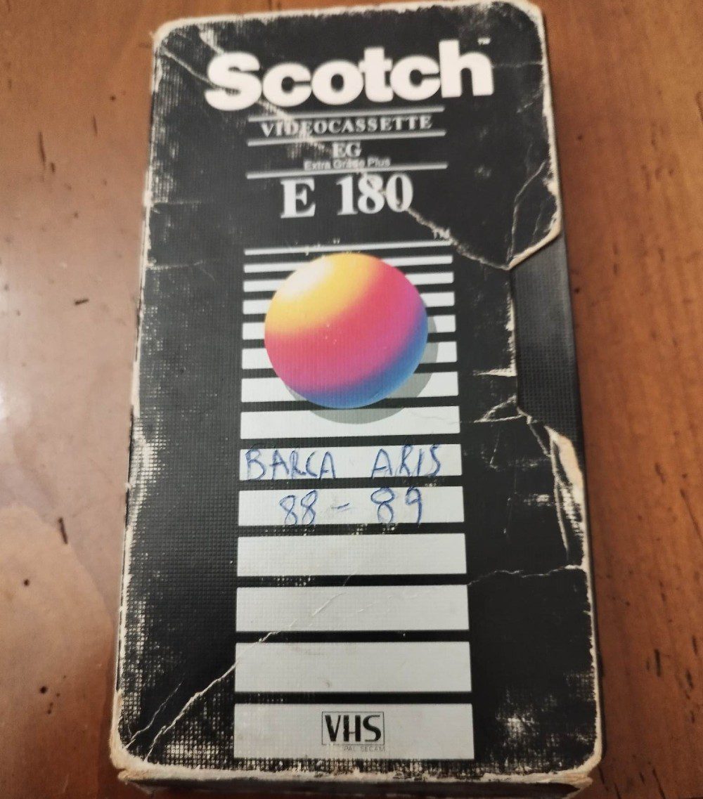 Μπαρτσελόνα - Άρης 88-89 βιντεοκασέτα