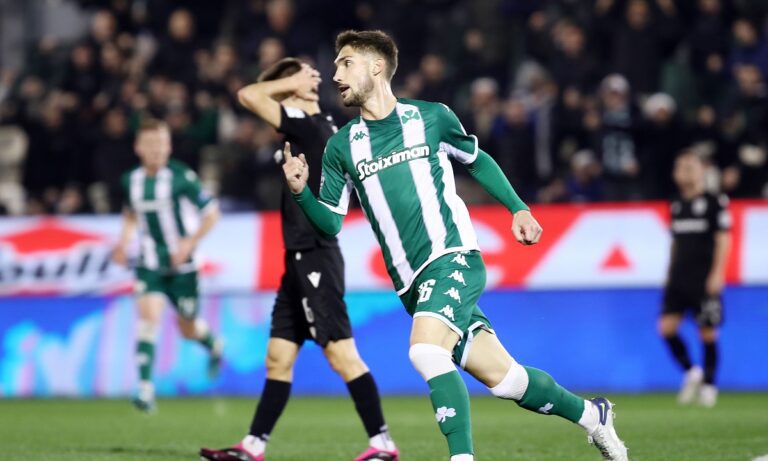 Παναθηναϊκός – ΠΑΟΚ: Με εντυπωσιακό γκολ ο Τσέριν ανοίγει το σκορ και βάζει «φωτιά» στη ρεβάνς