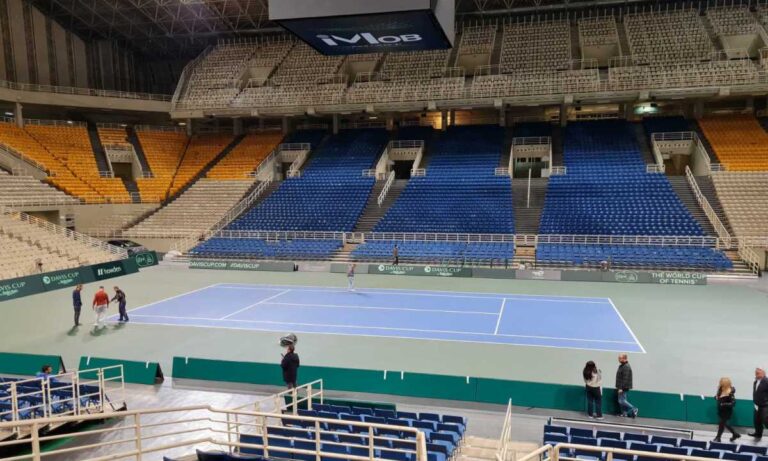 Το Davis Cup και ο Στέφανος Τσιτσιπάς σε ένα ΟΑΚΑ μεταμορφωμένο – Το Sportime ήταν εκεί!