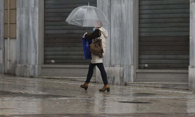 Καιρός και πάλι με συννεφιά και βροχές, ακόμη και στην Αθήνα την Τρίτη (31/1) – Ισχυροί άνεμοι