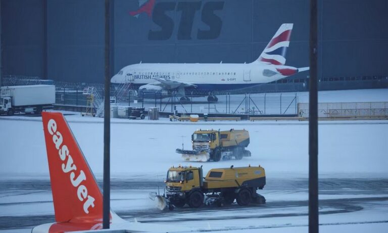 Ευρώπη: Σφοδρό κύμα κακοκαιρίας – Έκλεισε το αεροδρόμιο του Μάντσεστερ