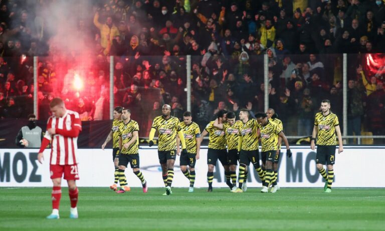 ΑΕΚ – Ολυμπιακός 3-0: «Κιτρινόμαυρο» σόου και άλμα πρόκρισης – Highlights