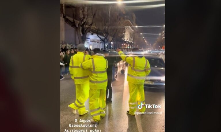 Θεσσαλονίκη: Ντύθηκαν… τροχονόμοι, «ρύθμισαν» την κυκλοφορία και έγιναν Viral