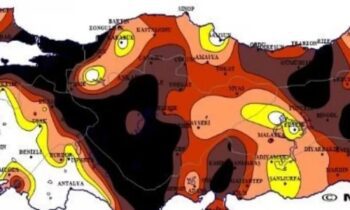 Τουρκία: Ο χάρτης του τρόμου για τους Τούρκους – Δείτε που σταμάτησε να βρέχει
