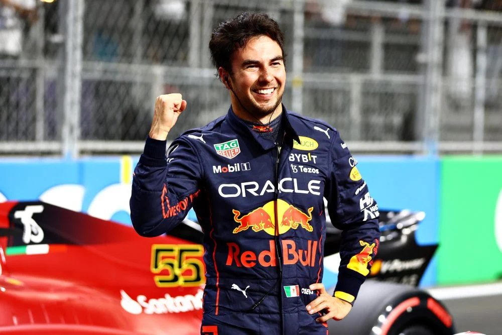 2023-Saudi-Arabia-Formula-1-Sergio-Perez-pole-potition-Red-Bull