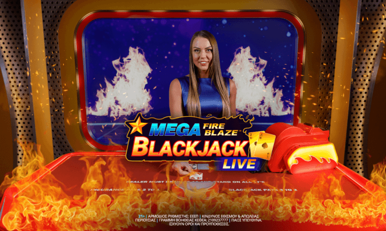 To Mega Fire Blaze Blackjack Live ήρθε στη Novibet!